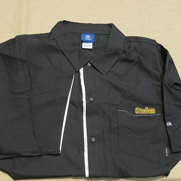 steelers button up shirt